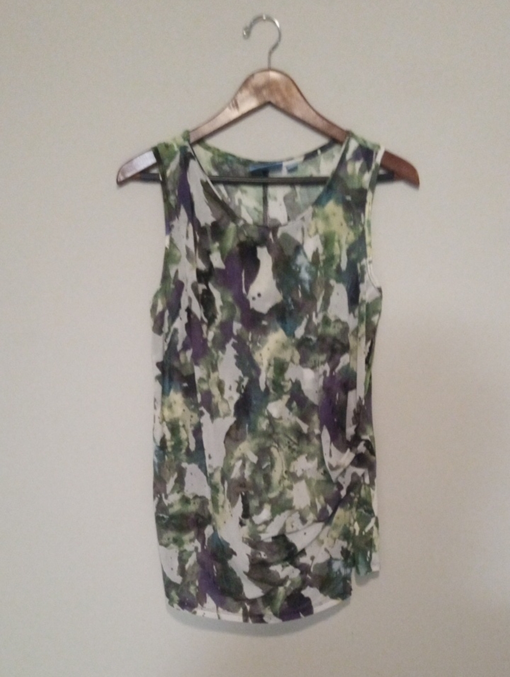 SIMPLY VERA - VERA WANG Printed Tank Top M - Picture 2 of 6